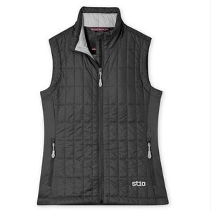 STIO Azura Insulated Vest, Black, Small, Logo